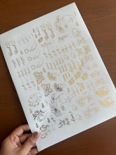 Butterfly Gold Sticker